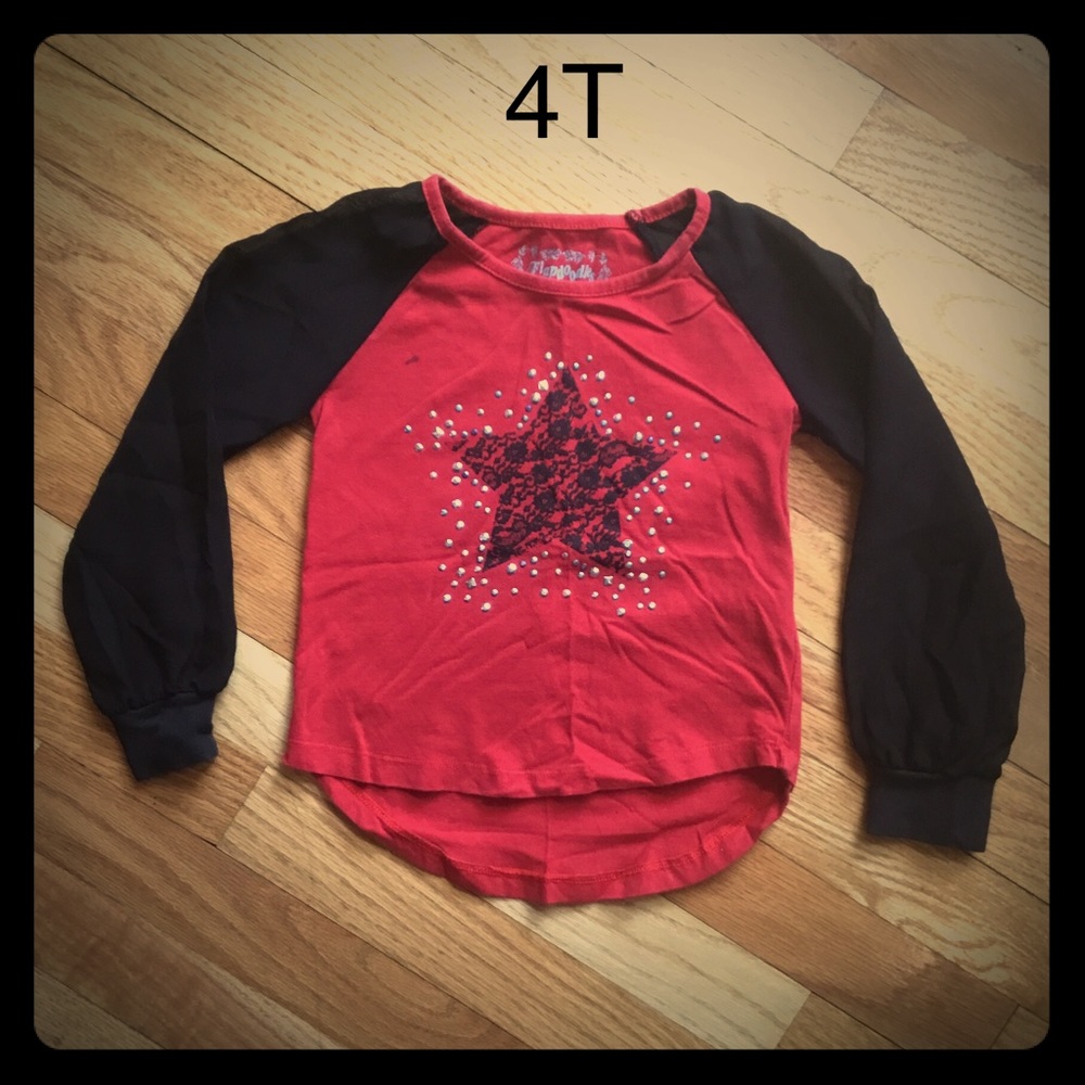 Flapdoodles Girls Fashion Shirt 4T